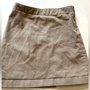Lands’ End Girls 7/8 khaki Uniform Skirt